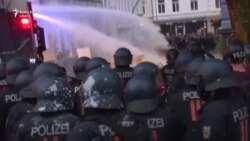 La Hamburg au continuat protestele antiglobalizare